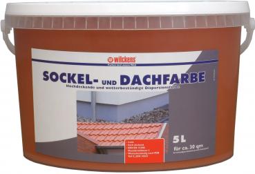 5L Wilckens Sockel und Dachfarbe +Ziegelrot+